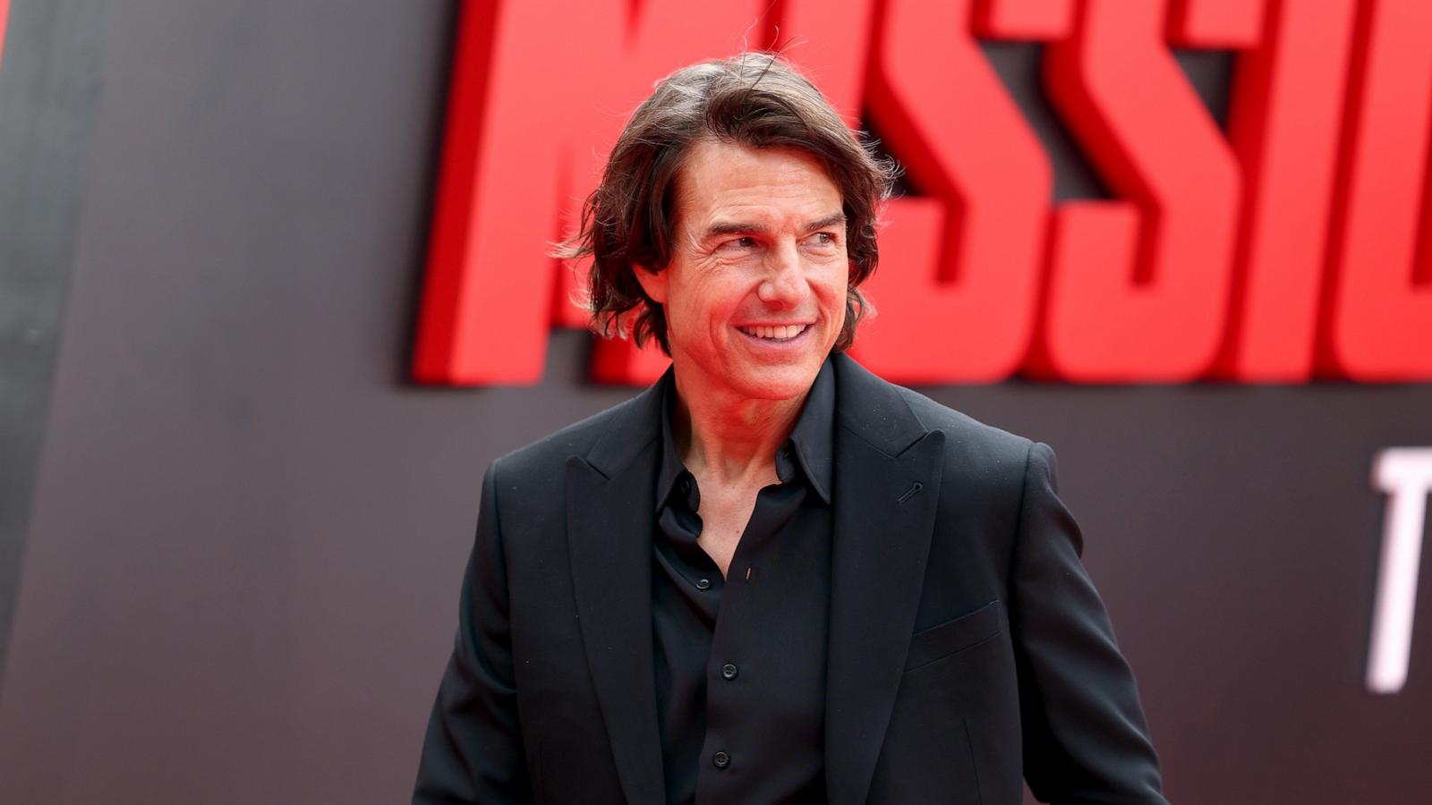 PHOTO: Tom Cruise arrives at the US Premiere of "Mission: Impossible: The Final Reckoning" at Lincoln Center Plaza in New York, New York on May 18, 2025.
