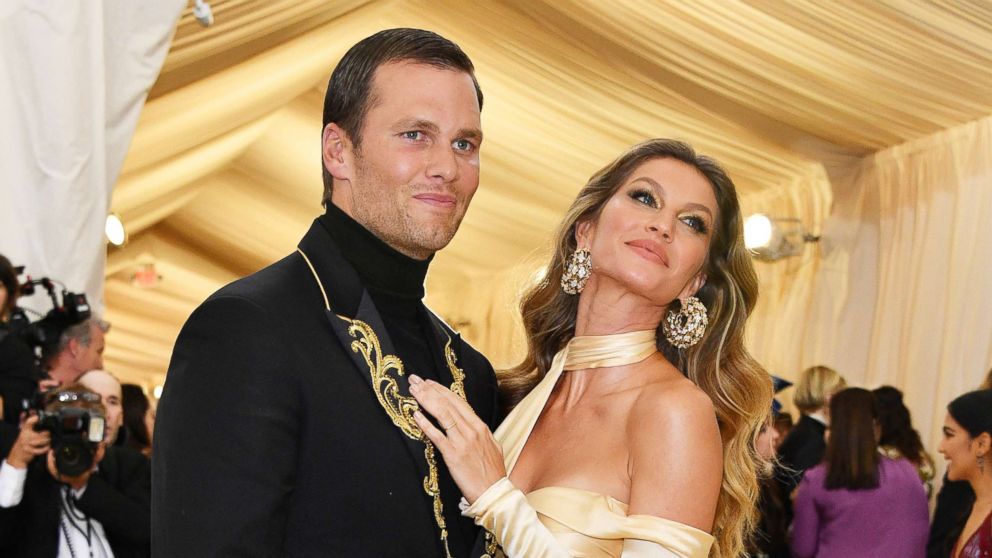 PHOTO: Tom Brady and Gisele Bundchen attend the Heavenly Bodies: Fashion & The Catholic Imagination Costume Institute Gala at The Metropolitan Museum of Art, May 7, 2018, in N.Y.