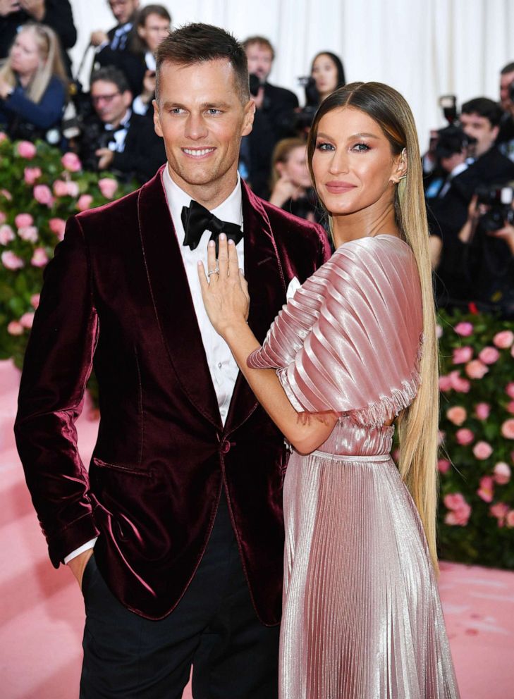 PHOTO: Tom Brady and Gisele Bündchen attend The 2019 Met Gala Celebrating Camp: Notes on Fashion at Metropolitan Museum of Art, May 6, 2019, in New York City.
