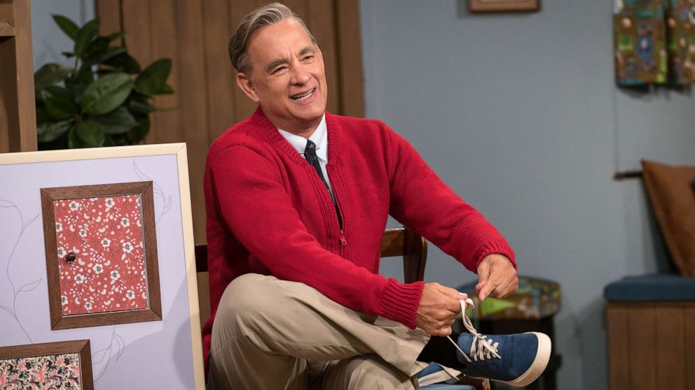 PHOTO: Tom Hanks stars as Mister Rogers in TriStar Pictures' A Beautiful Day In The Neighborhood.