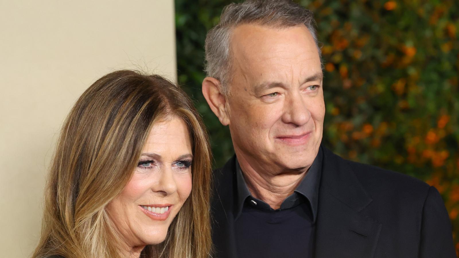 PHOTO: Rita Wilson and Tom Hanksattend World Premiere of Apple TV+'s "Masters of the Air" at Regency Village Theatre on Jan. 10, 2024 in Los Angeles.