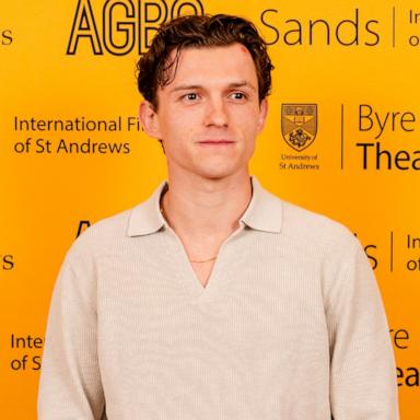 PHOTO: Tom Holland attends the Opening Night of the Sands: International Film Festival of St Andrews, April 19, 2024, in St Andrews, Scotland. 