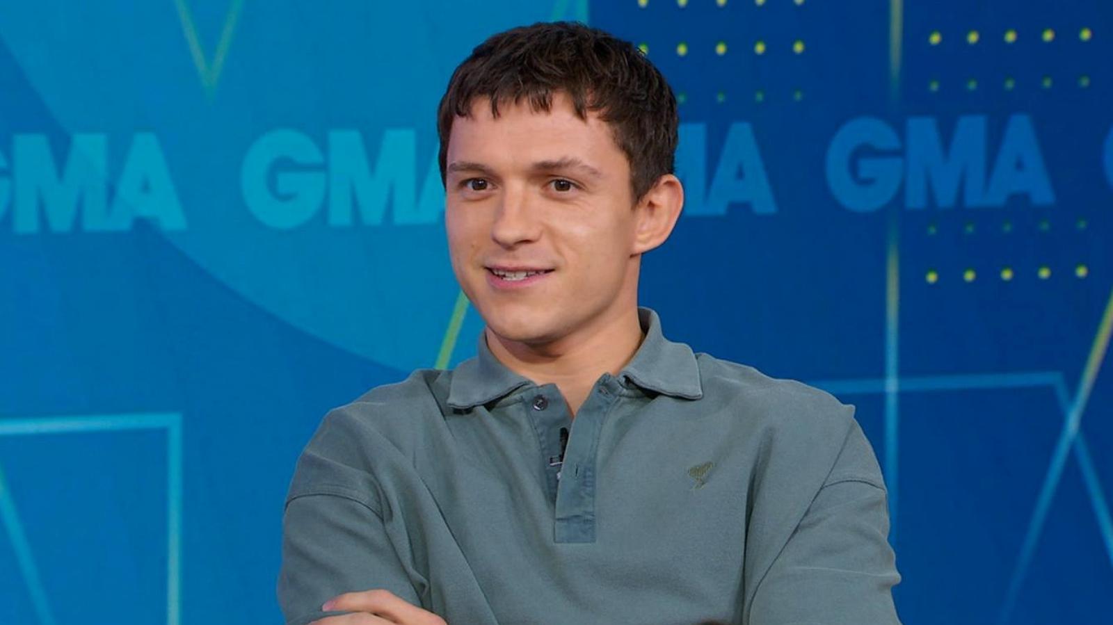 PHOTO: Tom Holland appears on "Good Morning America," Oct. 23, 2024.