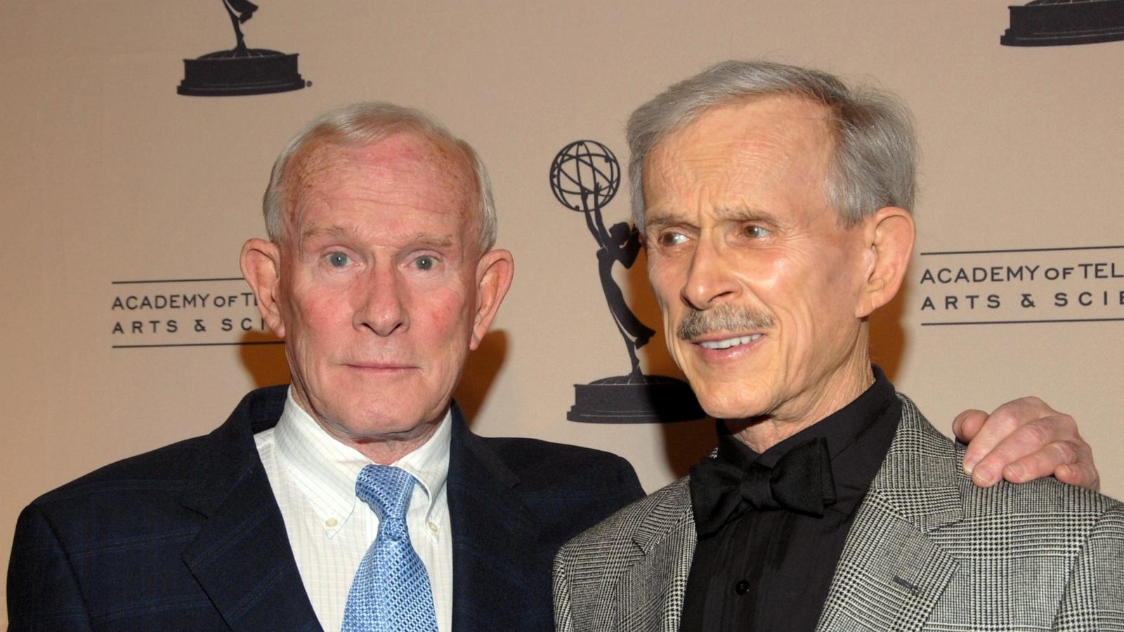 PHOTO: Comedians Tom Smothers and Dick Smothers arrive for the Academy Of Television Arts and Sciences' 19th Annual Hall Of Fame Induction Gala held at Beverly Hills Hotel on January 20, 2010 in Beverly Hills, California.