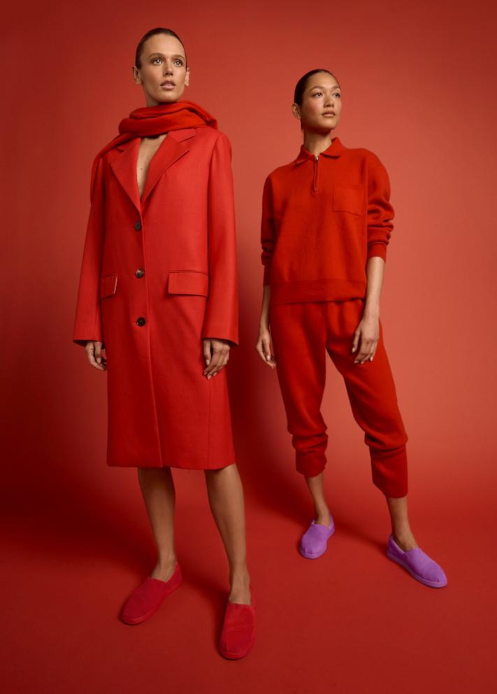 PHOTO: TOMS x Jamie Mizrahi Alp FWD - Women's in Water Repellent Cherry Suede and Mulberry Suede