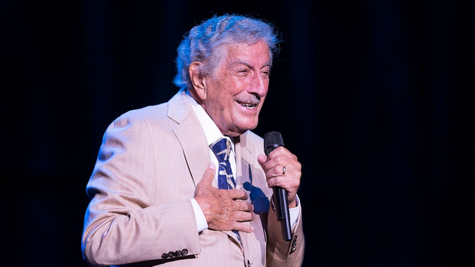 PHOTO: Tony Bennett performs on stage at Royal Albert Hall on June 28, 2019, in London.