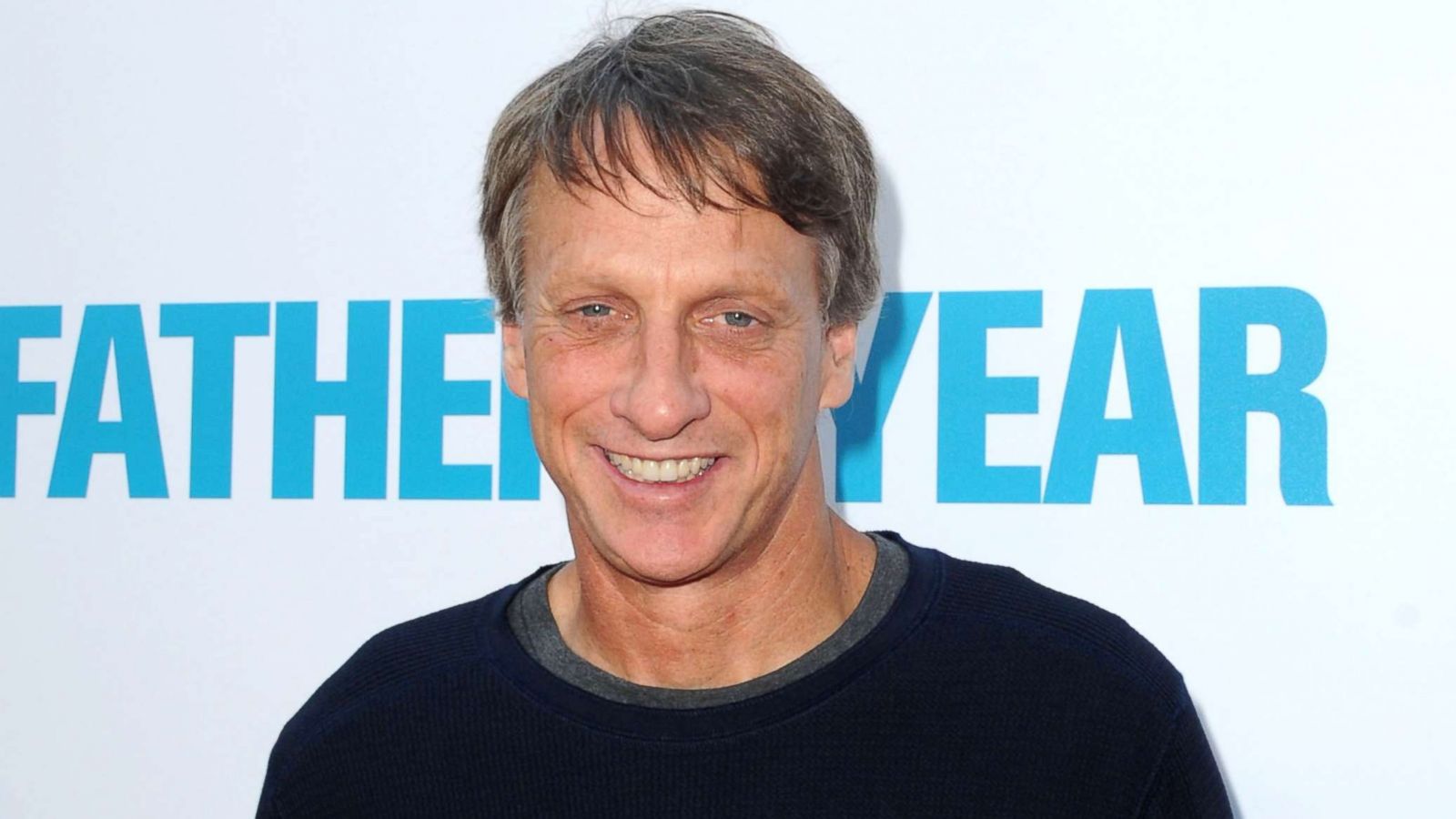 PHOTO: Tony Hawk arrives at "Father Of The Year" LA screening at ArcLight Hollywood, July 19, 2018, in Hollywood, Calif.