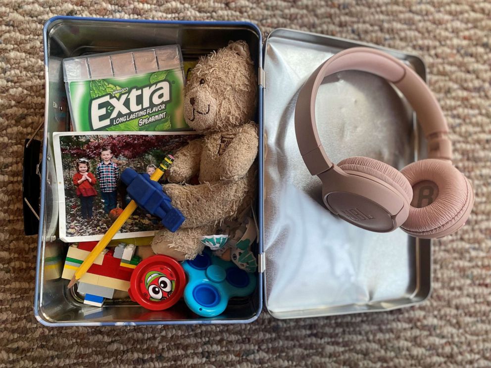 PHOTO: Alysha Tagert, a Washington, D.C.-based mental health therapist, shares a photo of a coping tool box for kids.