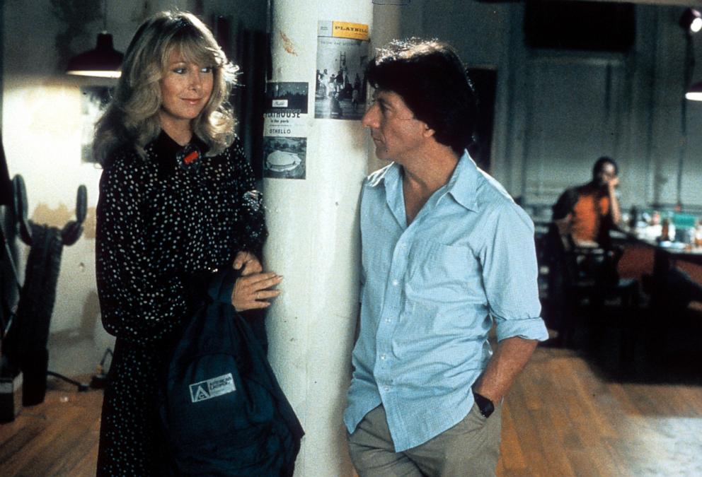 PHOTO: Teri Garr and Dustin Hoffman in a scene from "Tootsie."