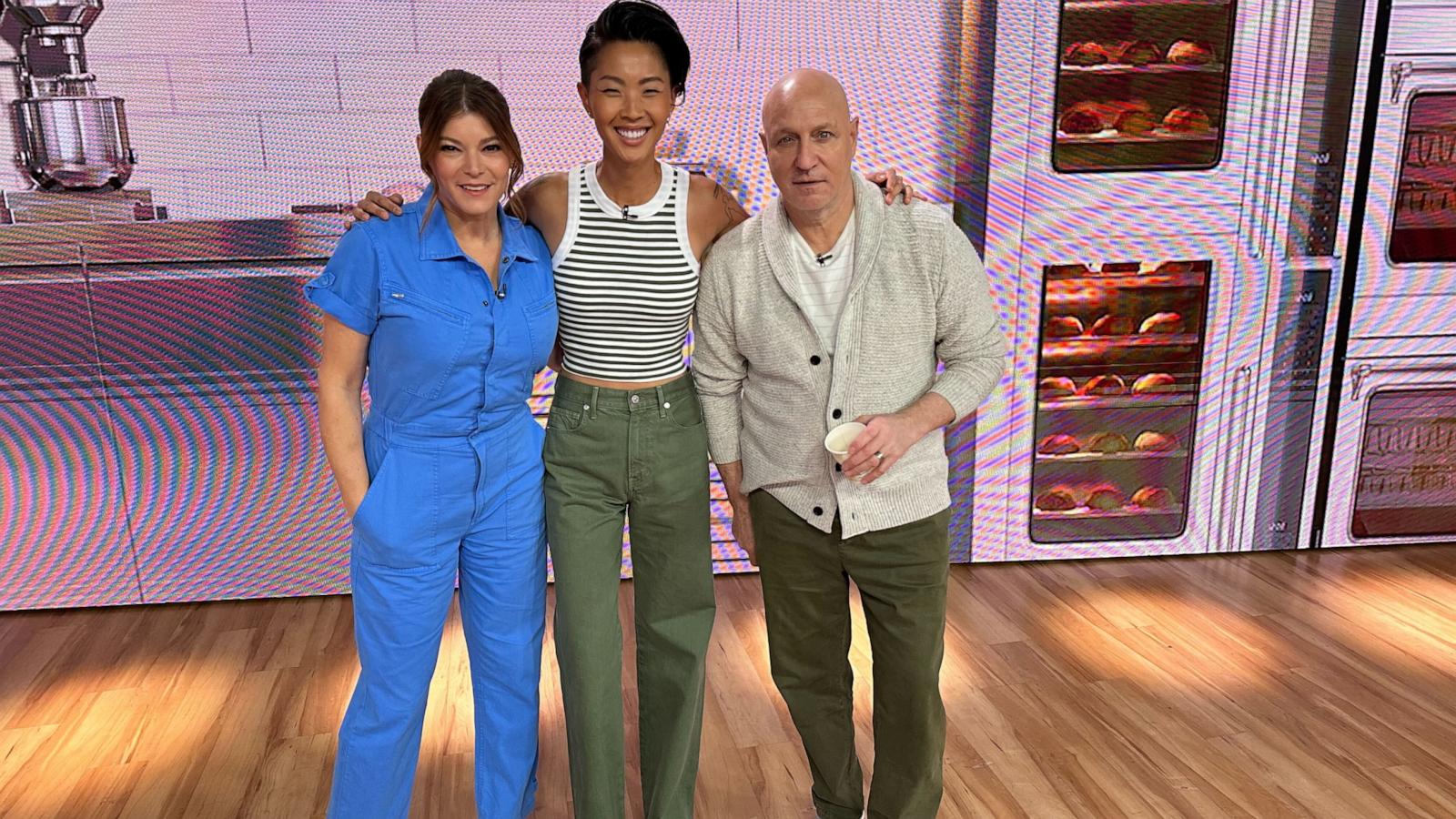 PHOTO: Gail Simmons, Kristen Kish and Tom Colicchio join "GMA" ahead of Season 21 of "Top Chef."