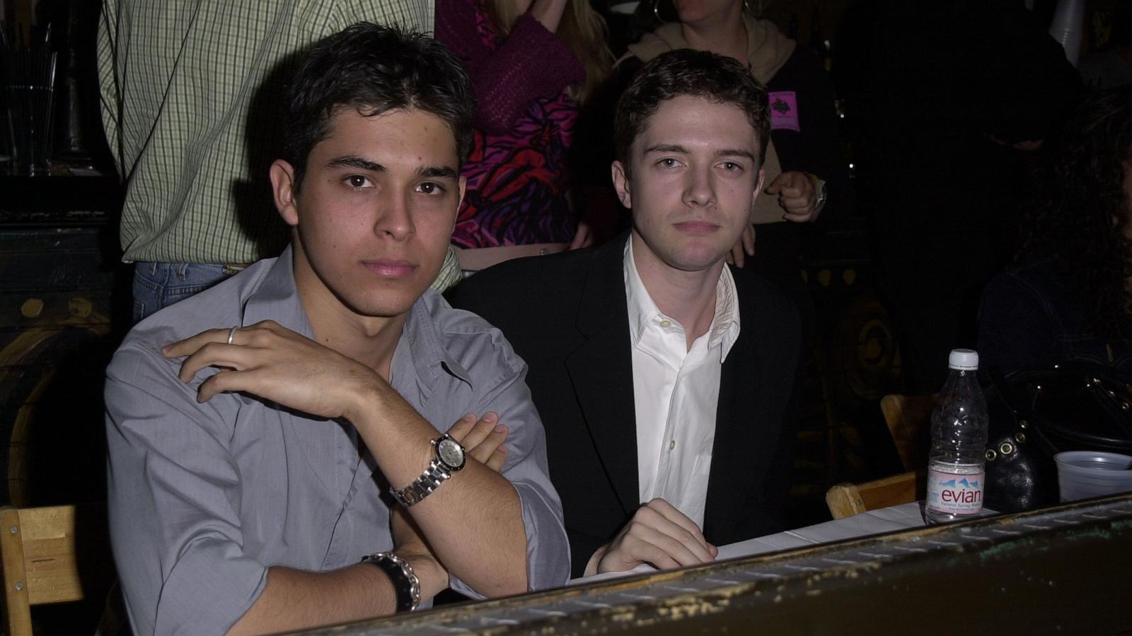 PHOTO: Wilmer Valderrama and Topher Grace during the 3rd Annual Movieline Young Hollywood Awards in West Hollywood, California.