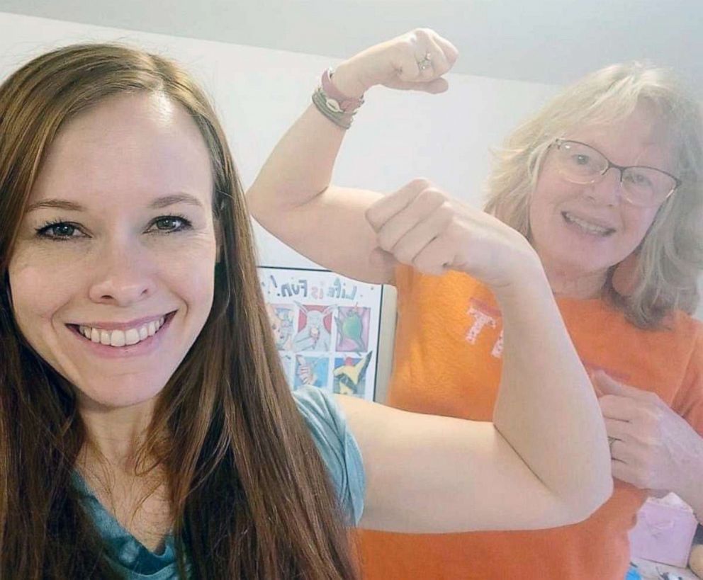 PHOTO: Kuri Bolger poses with her mom, Melissa Bazley, in a photo taken just hours before a tornado struck, killing Bazley.