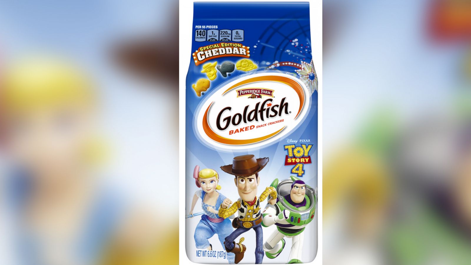 PHOTO: New "Toy Story 4" inspired Goldfish crackers.