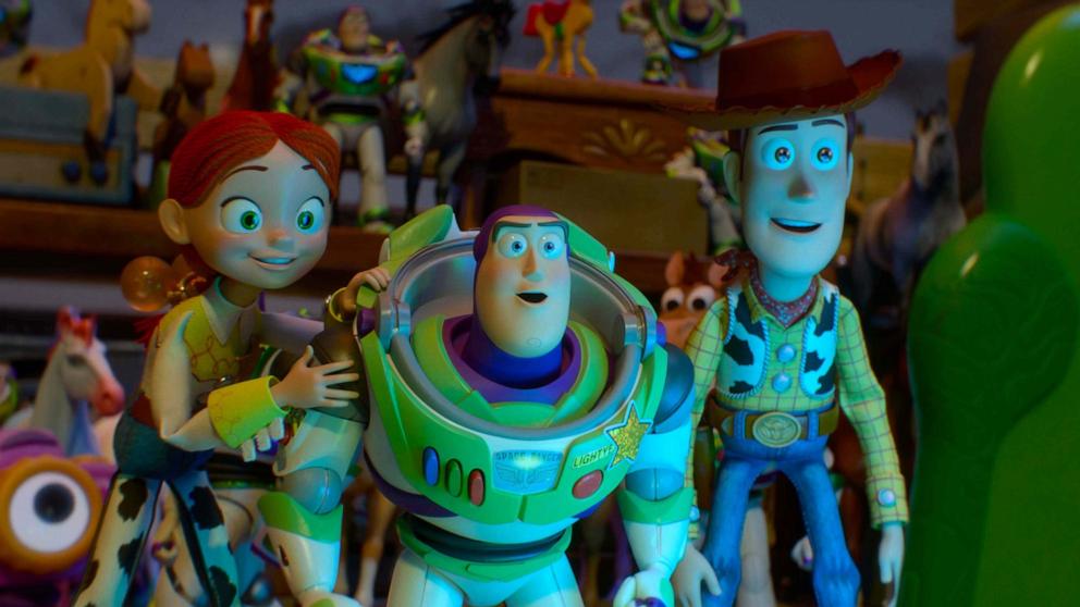 PHOTO: Jessie, Buzz Lightyear, and Woody in Disney and Pixar's "Toy Story 5."