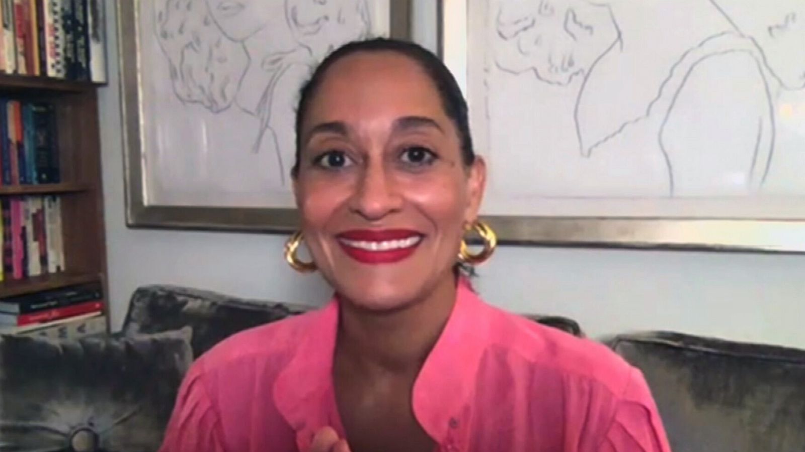 PHOTO: Tracee Ellis Ross appears on "Good Morning America," May 26, 2020.