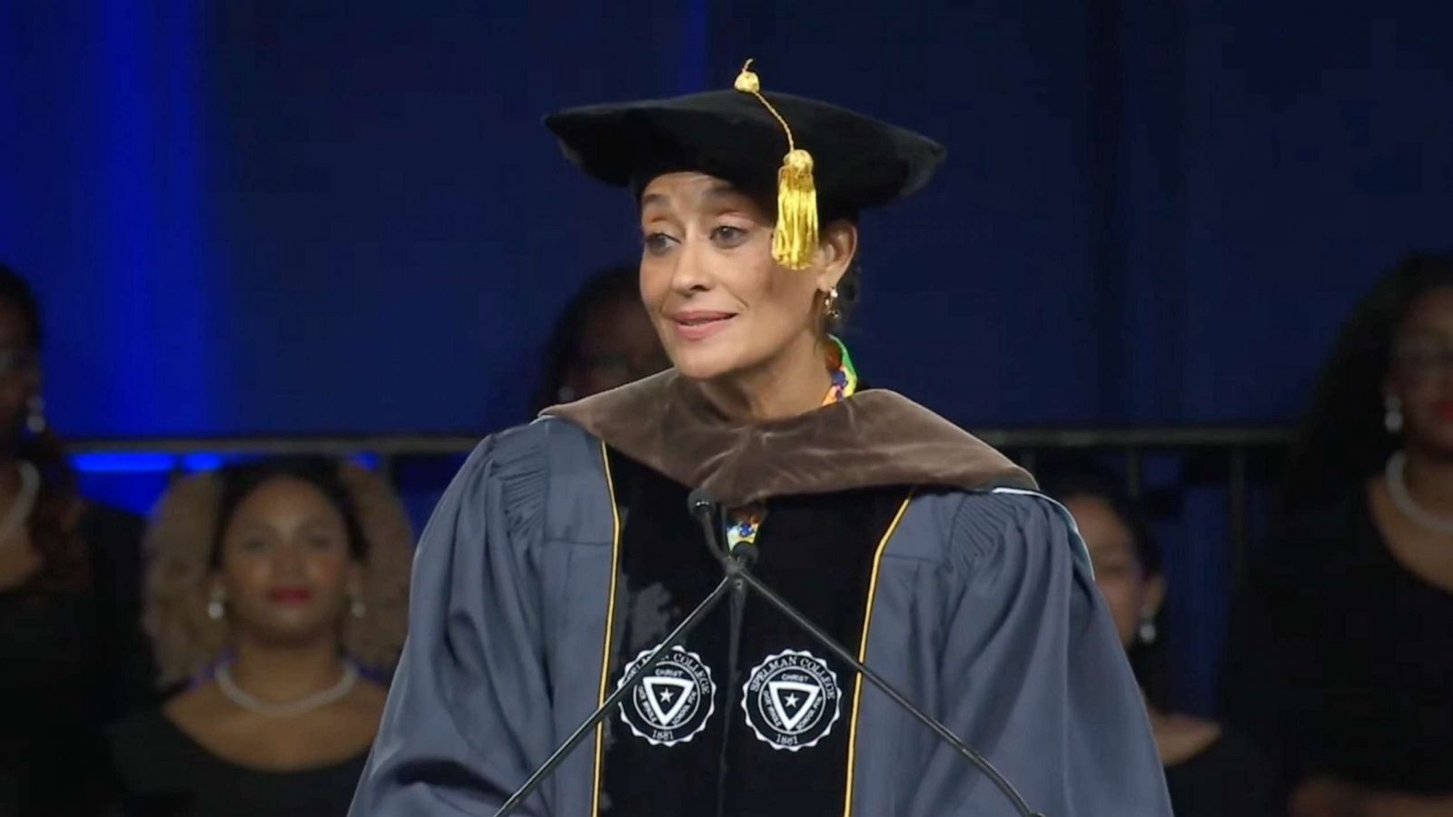 PHOTO: Tracee Ellis Ross, award-winning actress and producer, and CEO and Founder of PATTERN Beauty will receive an honorary degree, Doctor of Fine Arts at Spelman College, May 21, 2023.