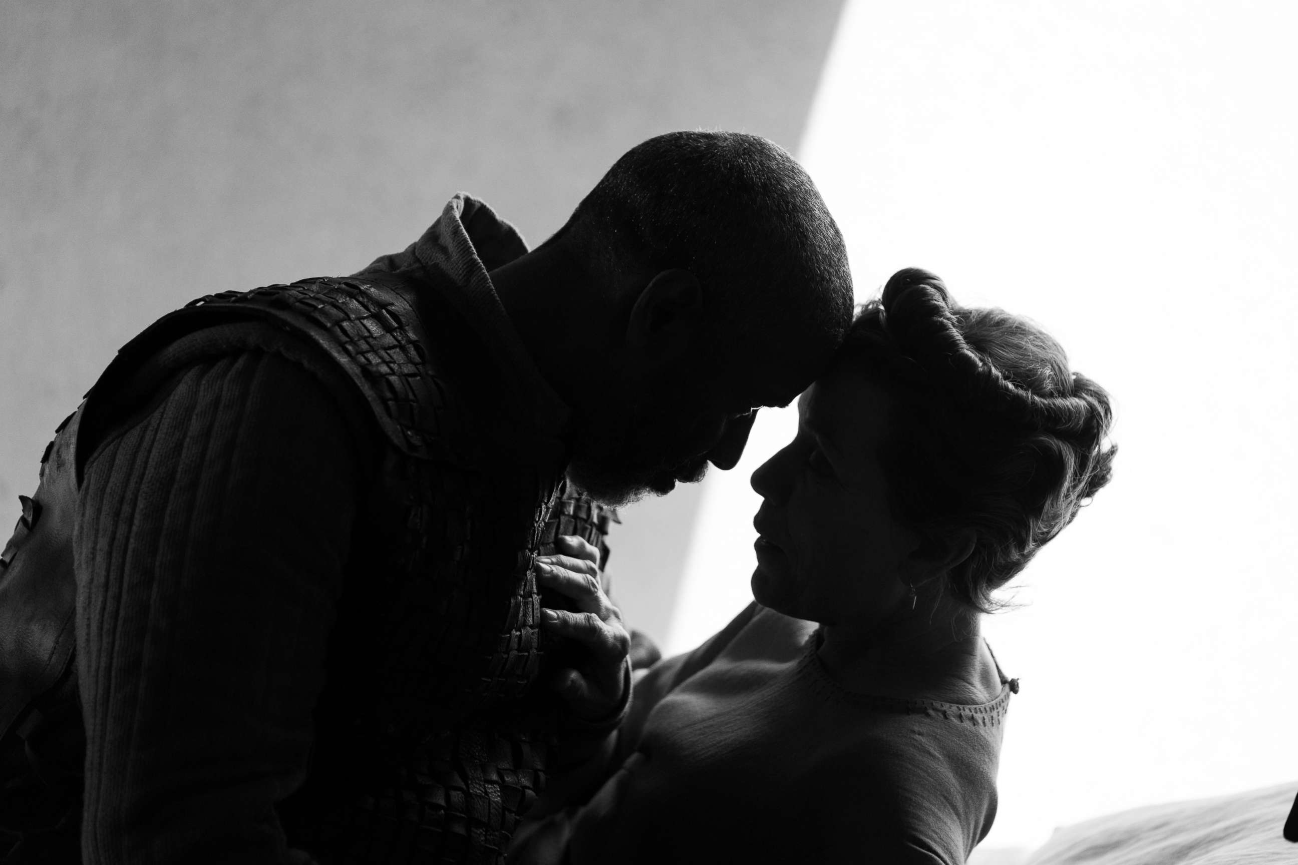 PHOTO: Denzel Washington and Frances McDormand star in the 2021 film, "The Tragedy of Macbeth," directed by Joel Coen.