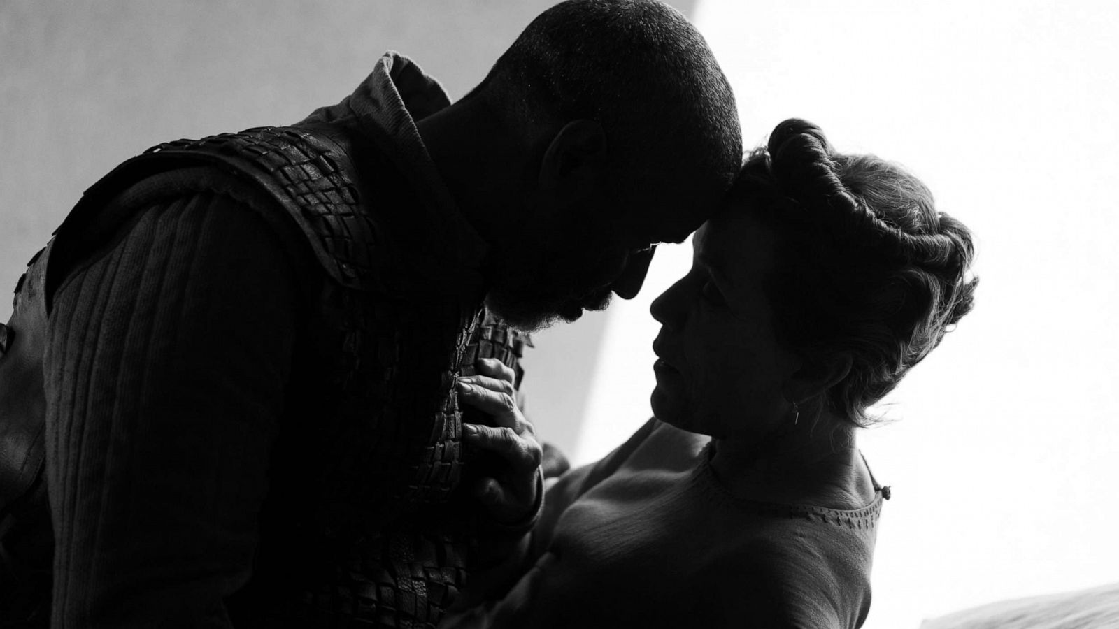 PHOTO: Denzel Washington and Frances McDormand star in the 2021 film, "The Tragedy of Macbeth," directed by Joel Coen.