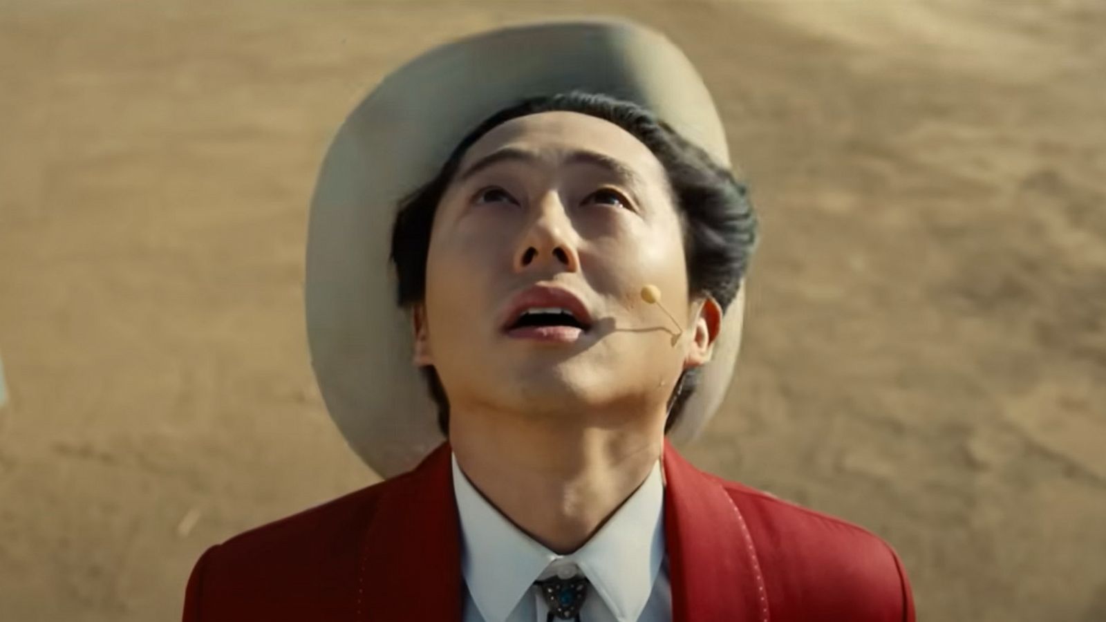 PHOTO: Steven Yeun is pictured in Universal's trailer for Jordan Peele's thriller "Nope."