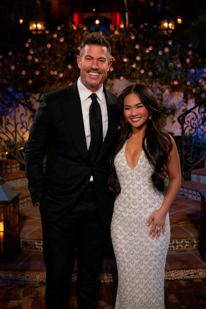 PHOTO: Jenn Tran with host Jesse Palmer on ABC's "The Bachelorette."