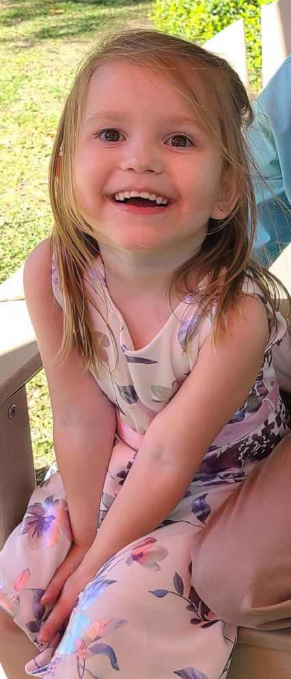 PHOTO: Last April, Ava started getting sick with a cough and twenty days after her fourth birthday, she was admitted to the hospital, according to her mom Jennifer Thomas.