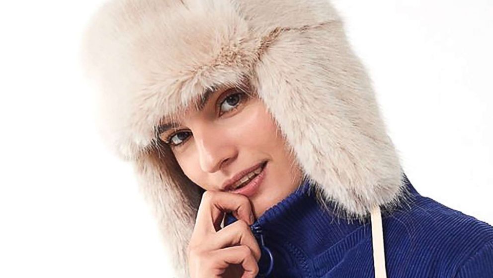 Snowball Faux Fur Trapper Hat