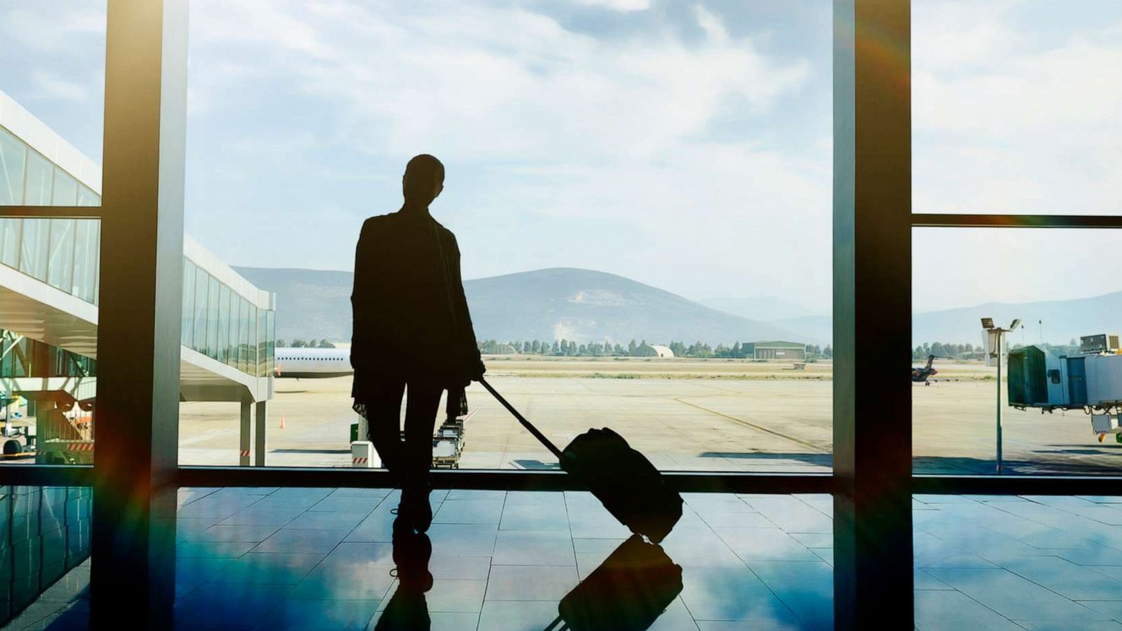 PHOTO: A traveler waits at the airport in this undated stock photo.