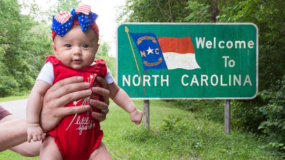 PHOTO: Harper Yeats, 5 months, has been accompanied by her parents, Cindy Lim and Tristan Yeats, on what has been a 4-month road trip across the United States.