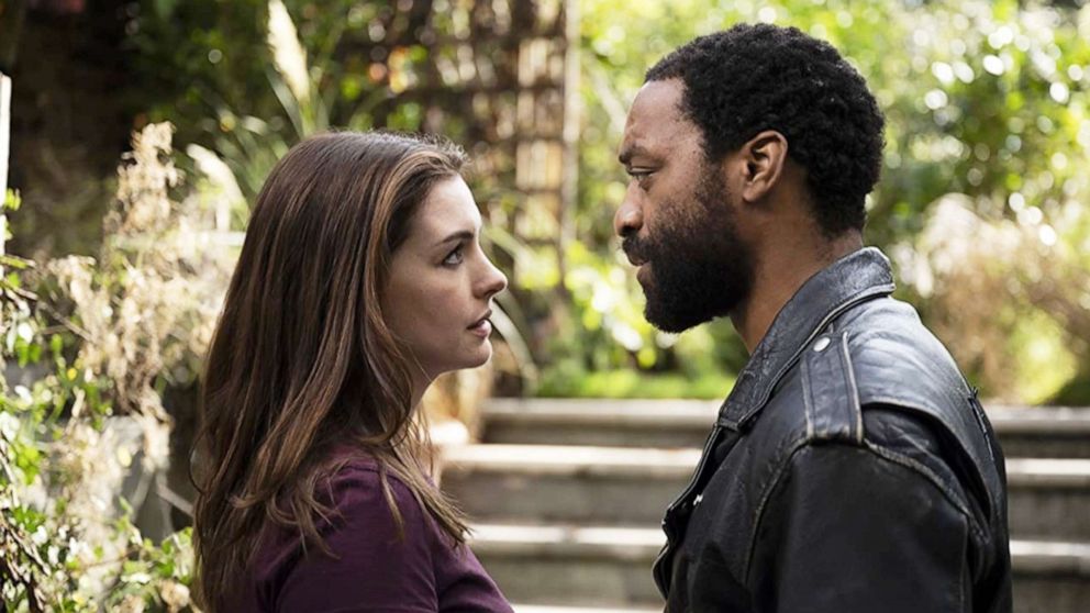 PHOTO: Anne Hathaway and Chiwetel Ejiofor are pictured in a scene from "Locked Down".