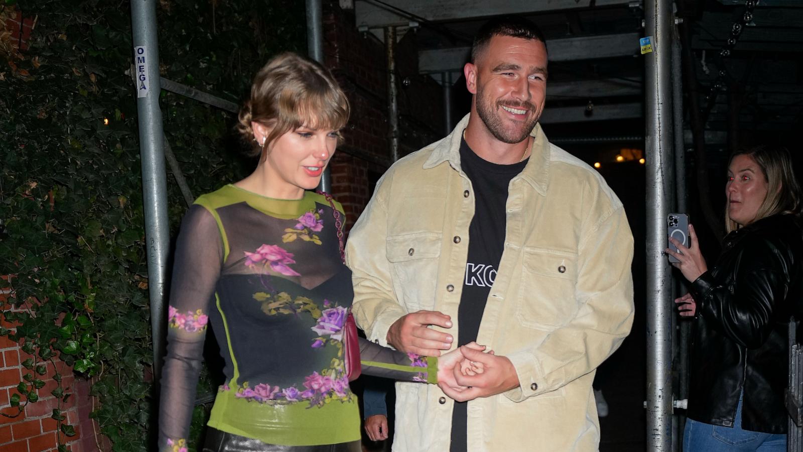 Travis Kelce addresses Taylor Swift dating rumors: 'I threw the