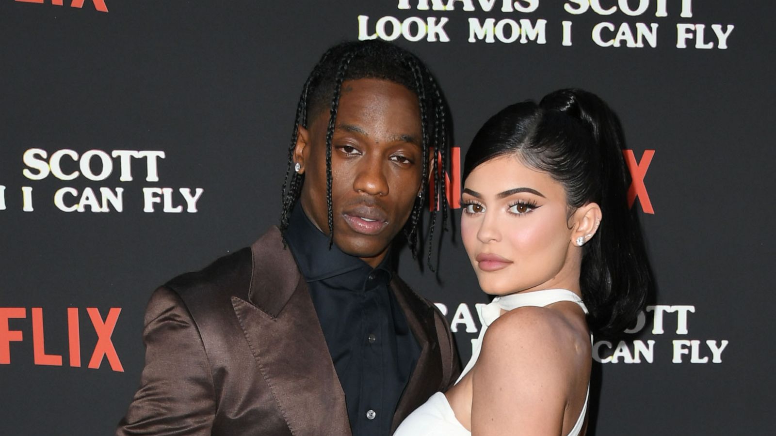 PHOTO: In this Aug. 27, 2019, file photo, Travis Scott and Kylie Jenner attend a premiere in Santa Monica, Calif.