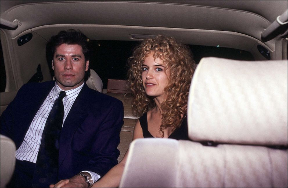 PHOTO: John Travolta and Kelly Preston are pictured in Paris, Sept. 6, 1991.