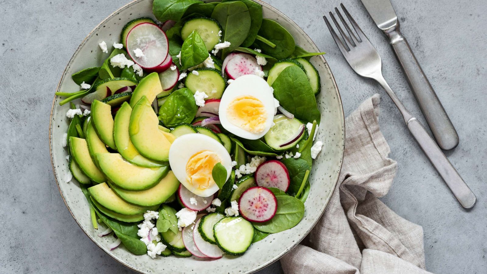 PHOTO: A salad is seen in this stock photo.