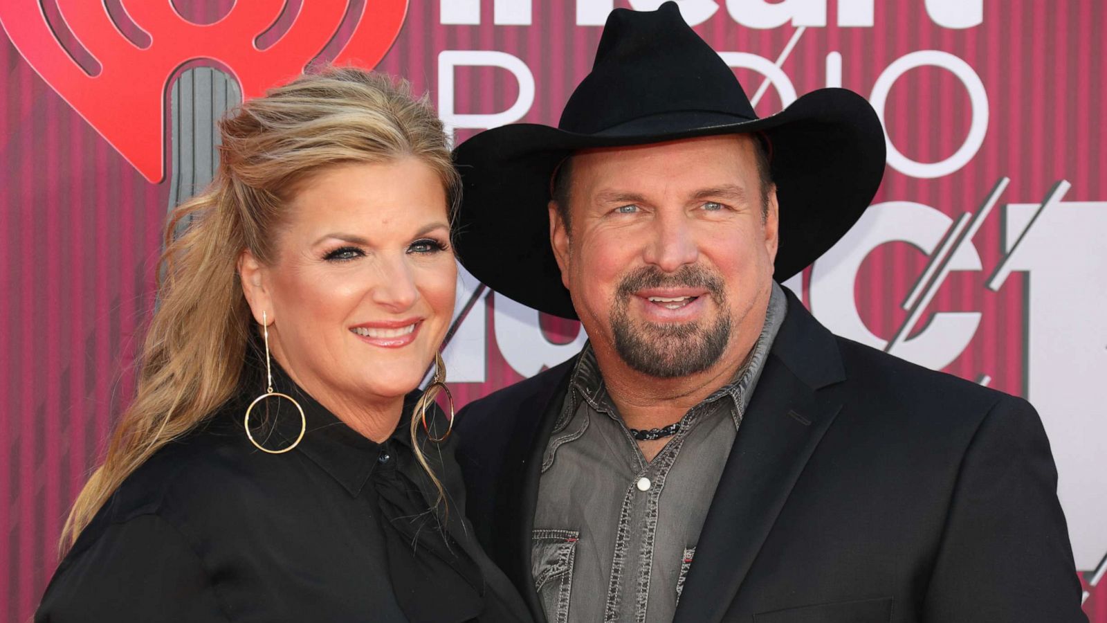 PHOTO: Garth Brooks and Trisha Yearwood arrive at the 2019 iHeartRadio Music Awards which broadcasted live on FOX at Microsoft Theater on March 14, 2019 in Los Angeles, California.