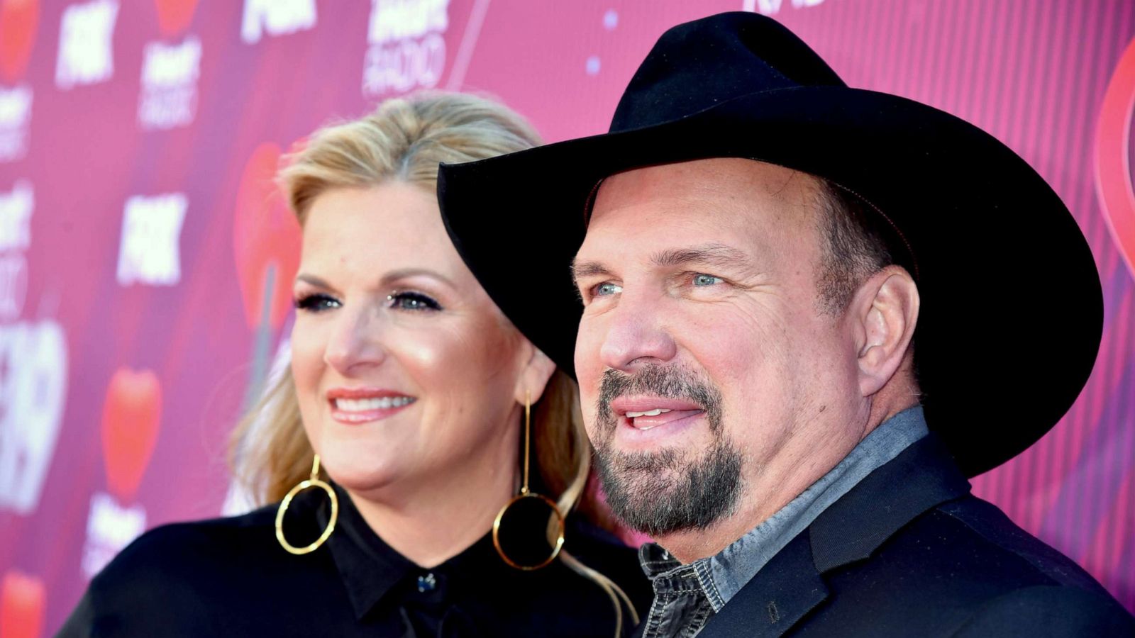 PHOTO: Garth Brooks and Trisha Yearwood attend the 2019 iHeartRadio Music Awards which broadcasted live on FOX at Microsoft Theater on March 14, 2019 in Los Angeles.