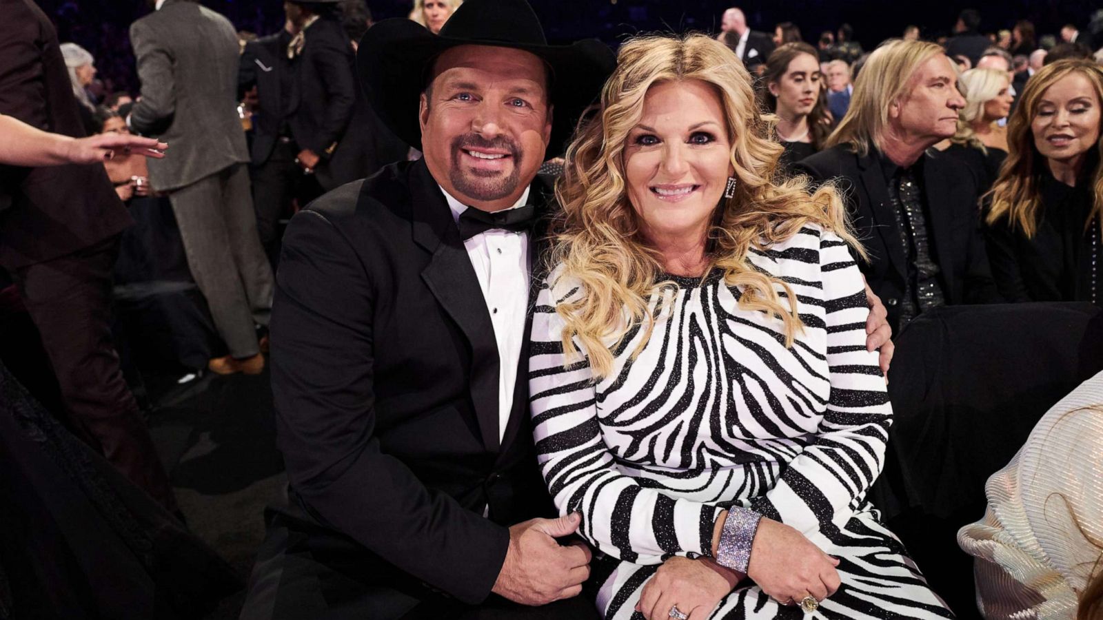 PHOTO: Garth Brooks and Trisha Yearwood attend the 53rd annual CMA Awards at the Bridgestone Arena on Nov. 13, 2019, in Nashville.