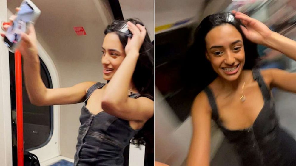 PHOTO: Sabrina Bahsoon, aka "Tube Girl," has become a sensation on social media.