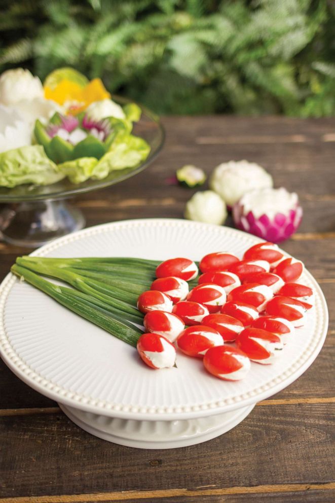 PHOTO: Maria Emmerich's tomato tulips from her cookbook "Quick and Easy Ketogenic Cooking."