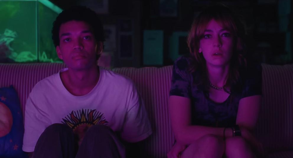 PHOTO: Justice Smith and Brigette Lundy-Paine starring I Saw The TV Glow.