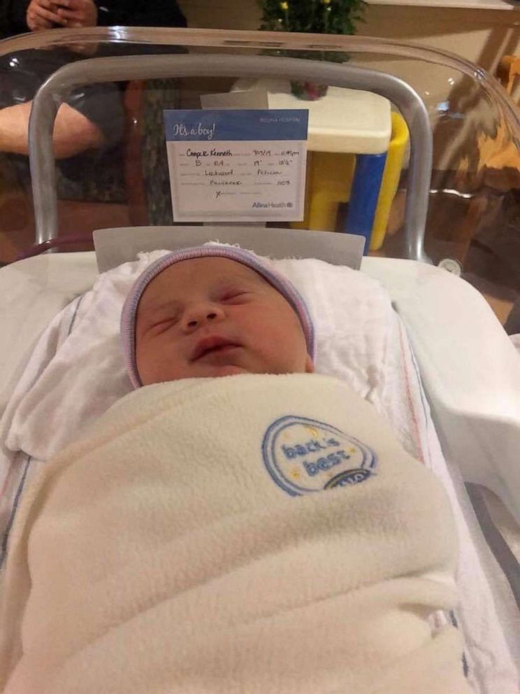 PHOTO: Cooper Young, son of Felicia and Paul Young, was born at 11:49 p.m. in Minnesota.
