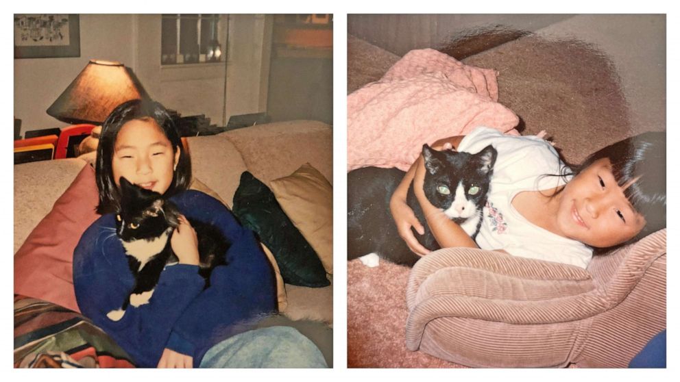 PHOTO: Emily Bushnell and Molly Sinert are seen side by side in undated photos. Emily Bushnell, left, now 36, and Molly Sinert, right, now 36, realized they were twins after getting results back from a DNA test.