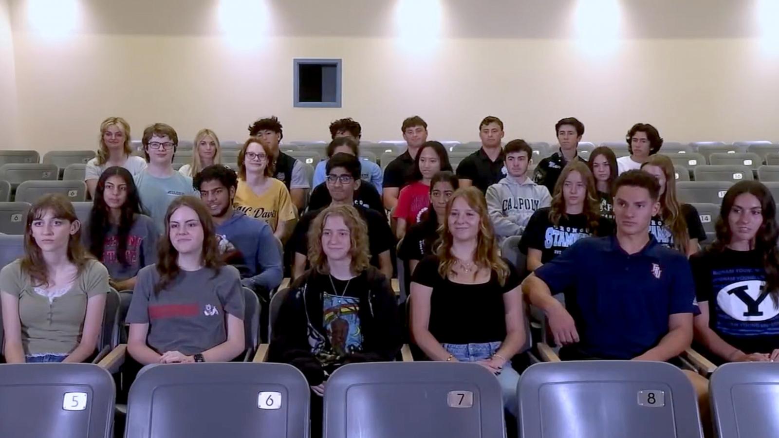 PHOTO: Fourteen sets of twins will graduate from Clovis North High School in Fresno, California on June 4, 2025.