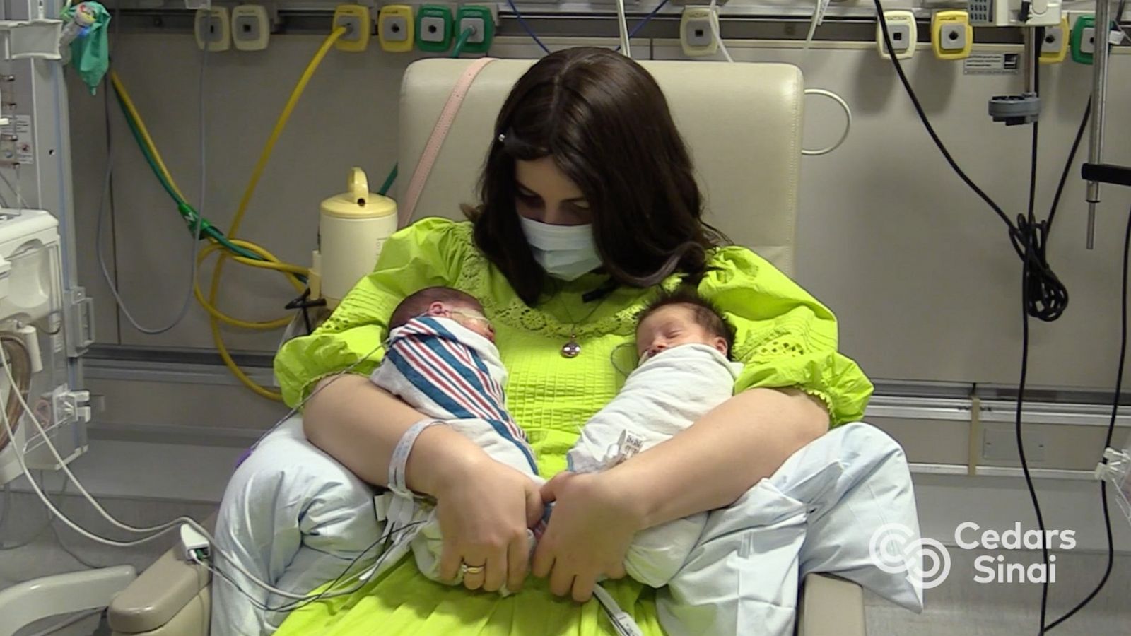 PHOTO: Cedars-Sinai Guerin Children's Hospital in Los Angeles cared for 10 sets of twins at once in its neo-natal intensive care unit.