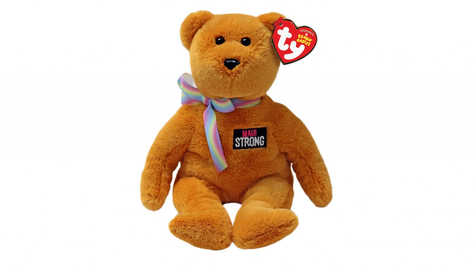 PHOTO: Ty Warner's new Beanie Baby "Aloha" is shown against a white background.