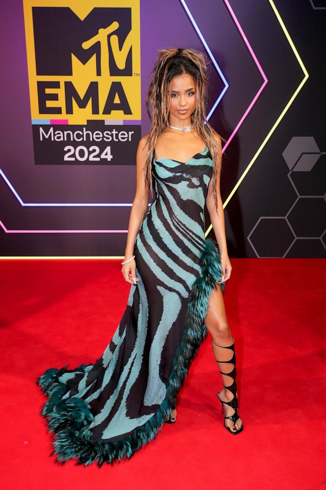 PHOTO: Tyla attends the MTV EMAs 2024 held at Co-op Live on Nov. 10, 2024 in Manchester, England.