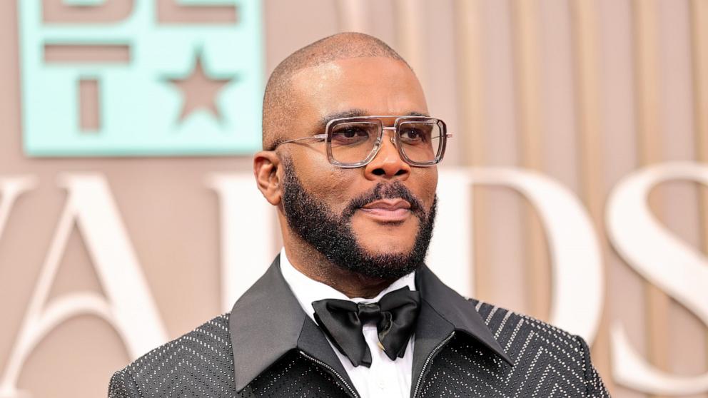 PHOTO: Tyler Perry attends the 2025 BET Awards at Peacock Theater, June 9, 2025, in Los Angeles.