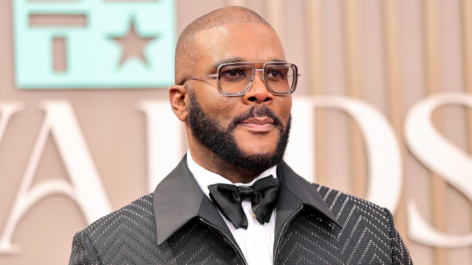 PHOTO: Tyler Perry attends the 2025 BET Awards at Peacock Theater, June 9, 2025, in Los Angeles.