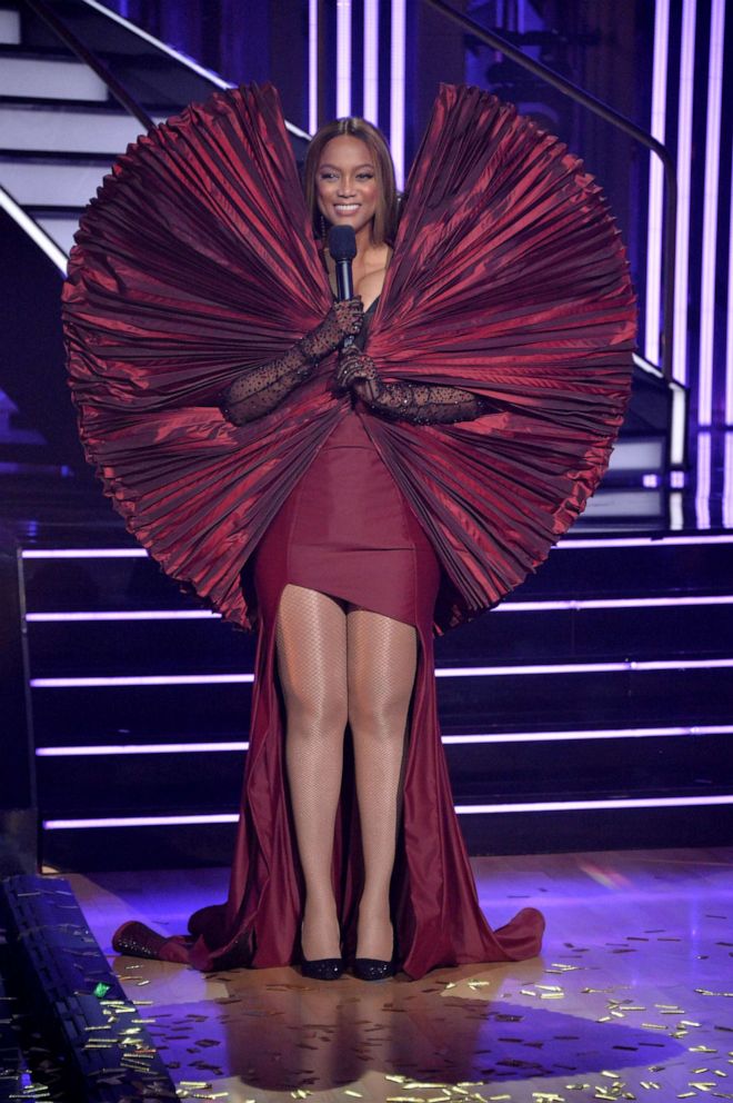 PHOTO: Tyra Banks hosts "Dancing with the Stars," Sept. 27, 2021.