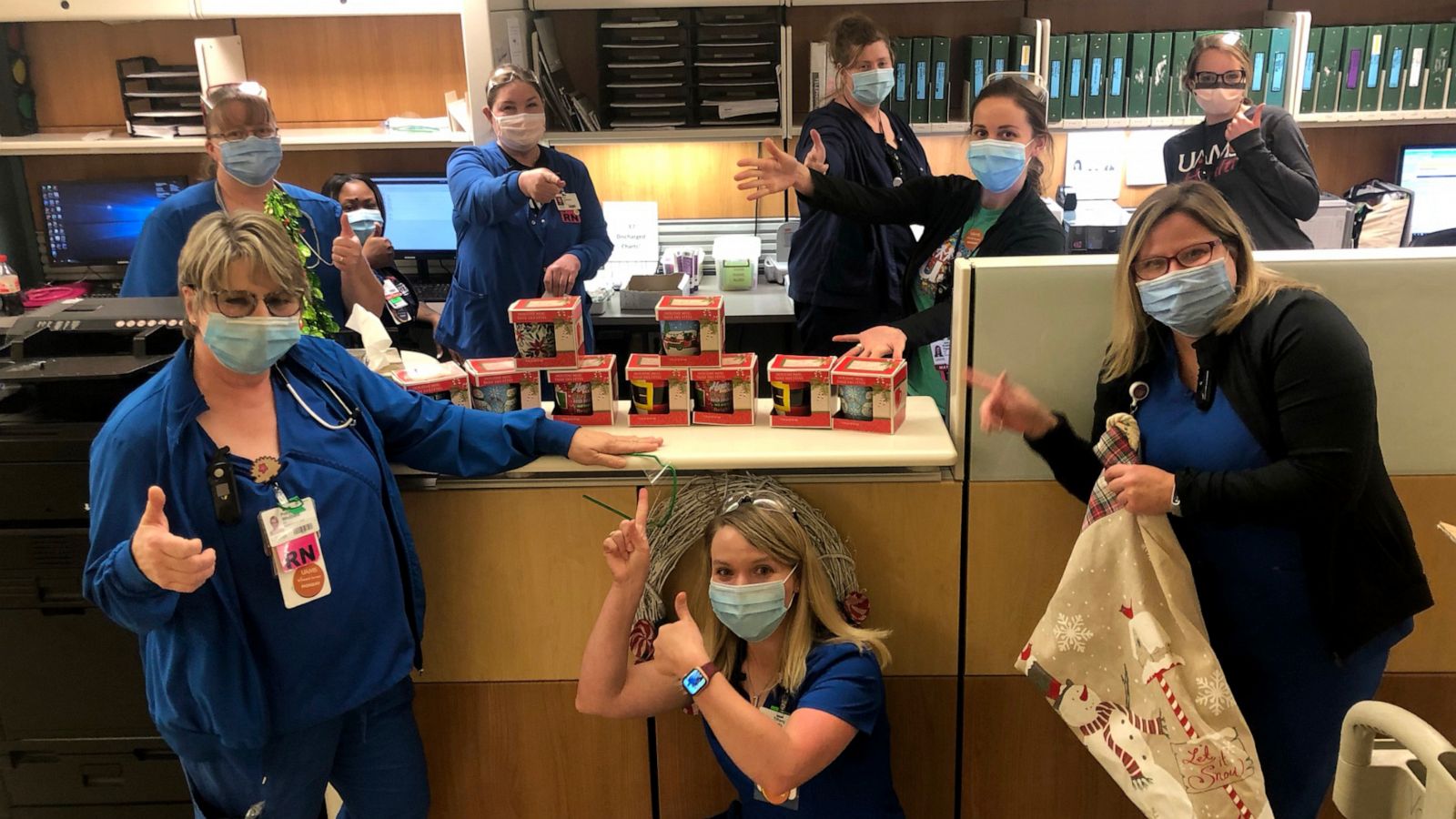 PHOTO: University of Arkansas for Medical Sciences (UAMS) hospital workers have been "adopted" by community members as they work amid the COVID-19 pandemic.