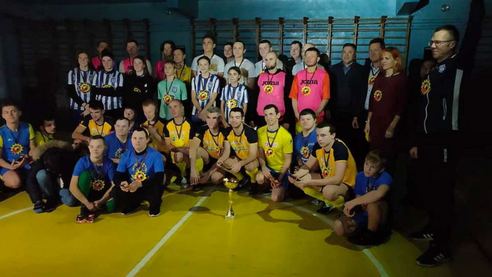 PHOTO: The 2023 Ukrainian Special Olympics team.